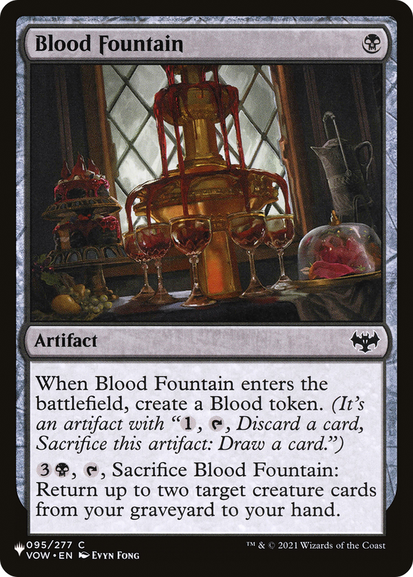 Blood Fountain (LIST-VOW-95) - The List