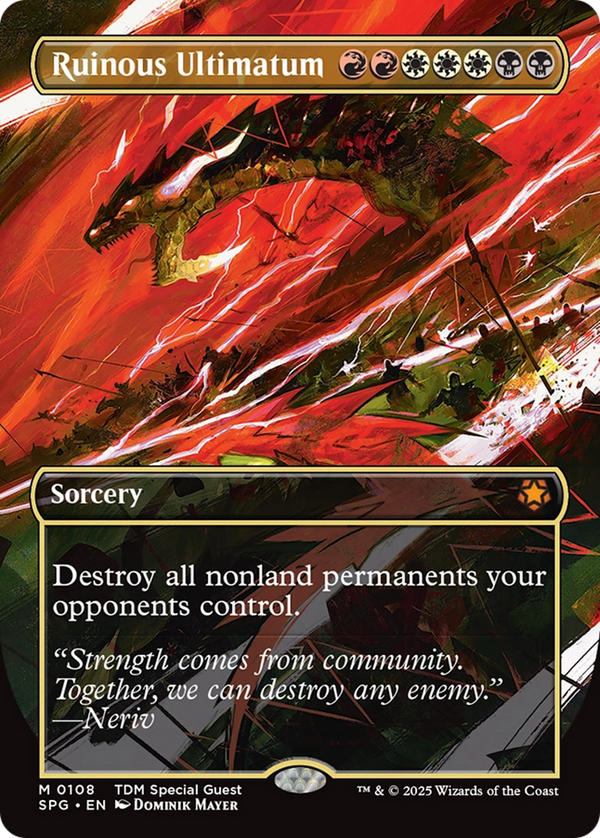Ruinous Ultimatum (Borderless) (SPG-108) - Special Guests
