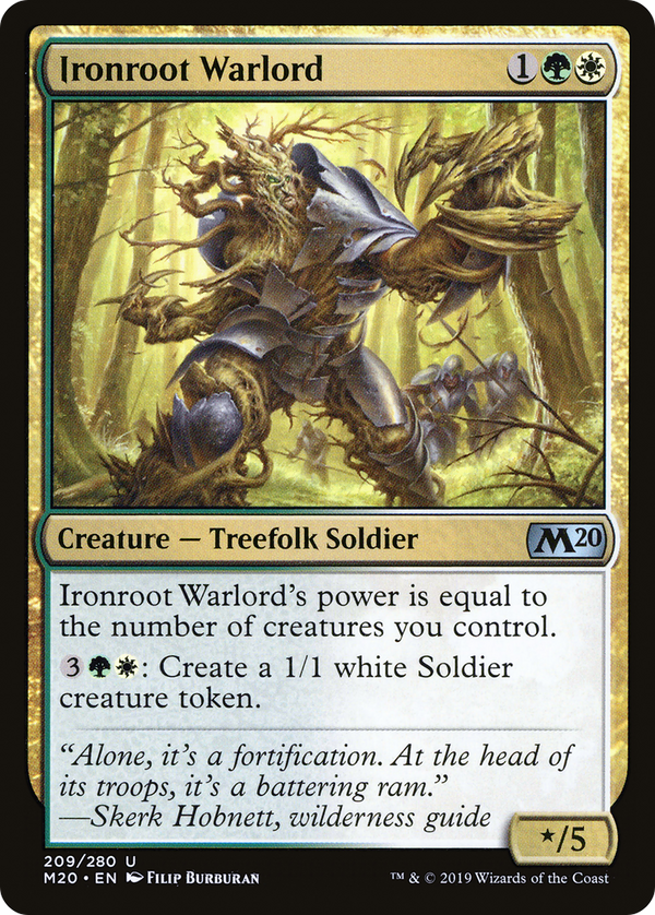 Ironroot Warlord (M20-209) - Core Set 2020