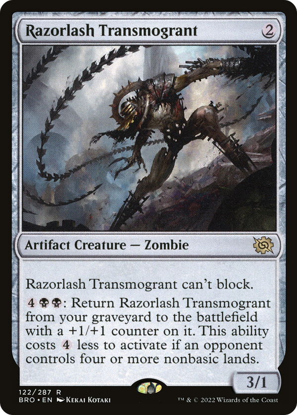 Razorlash Transmogrant (BRO-122) - The Brothers' War Foil