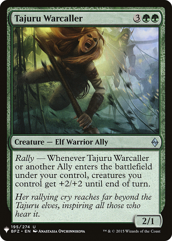 Tajuru Warcaller (LIST-BFZ-195) - The List