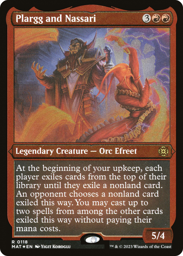 Plargg and Nassari (Foil Etched) (MAT-118) - March of the Machine: The Aftermath Foil