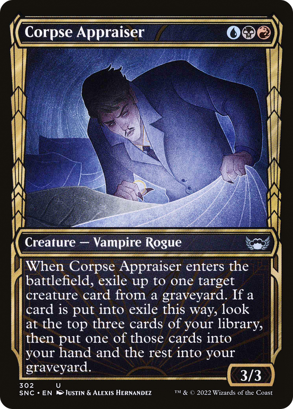 Corpse Appraiser (Showcase) (SNC-302) - Streets of New Capenna: (Showcase)