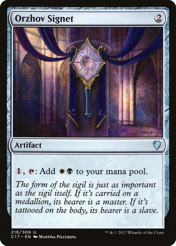 Orzhov Signet (C17-219) - Commander 2017