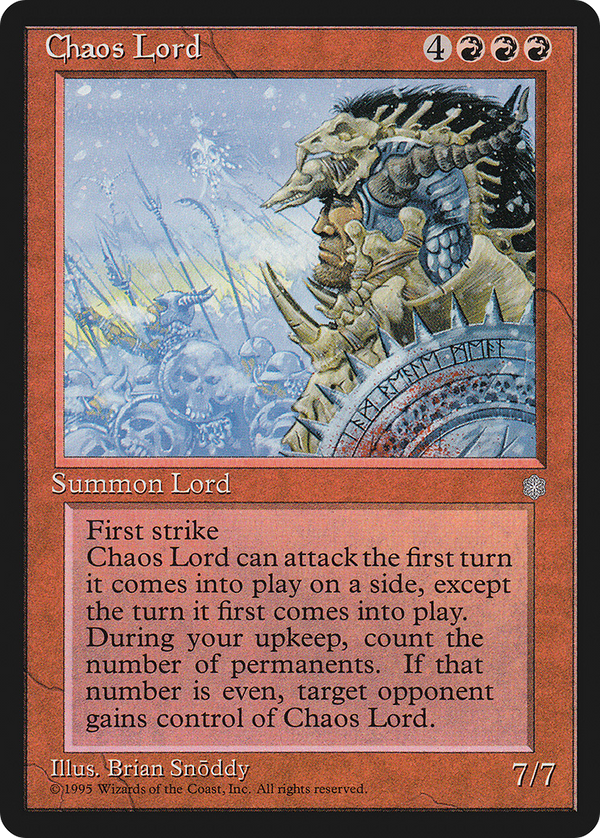 Chaos Lord (ICE-) - Ice Age