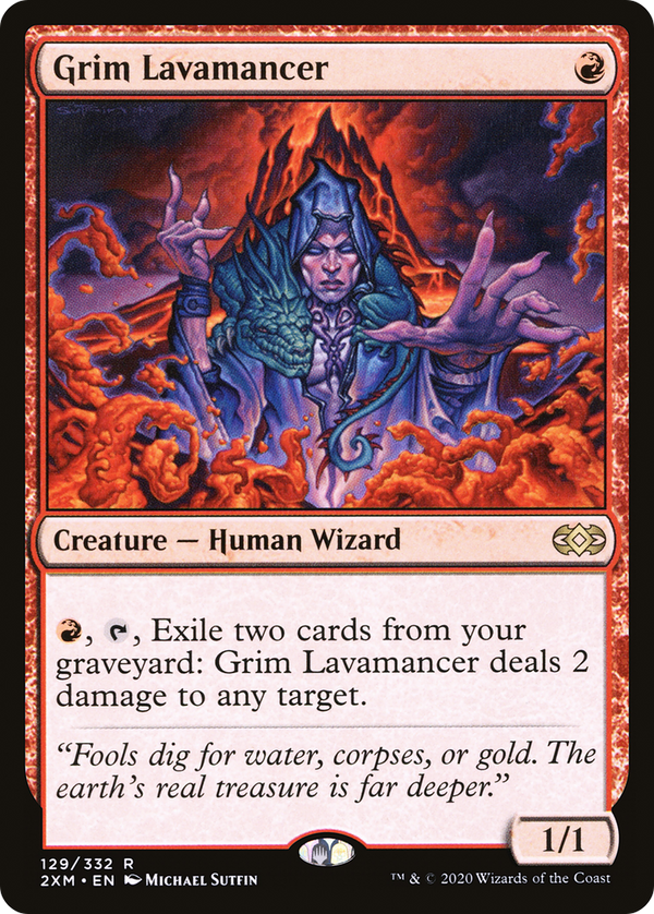 Grim Lavamancer (2XM-129) - Double Masters