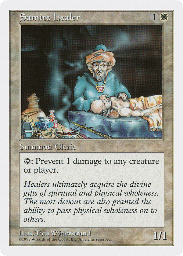 Samite Healer (5ED-) - Fifth Edition
