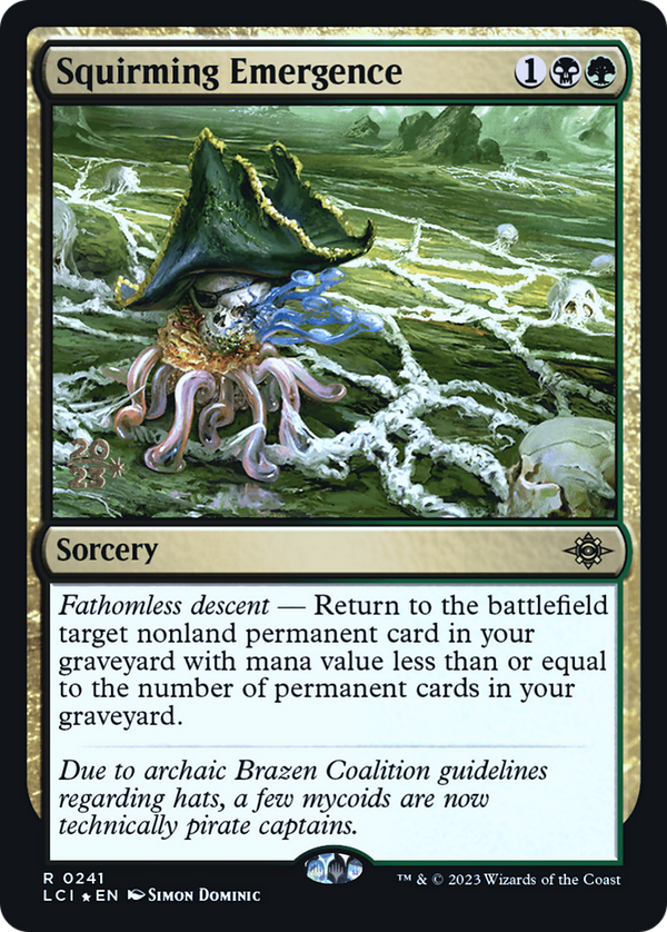 Squirming Emergence (PRE-241) - The Lost Caverns of Ixalan Promos Foil