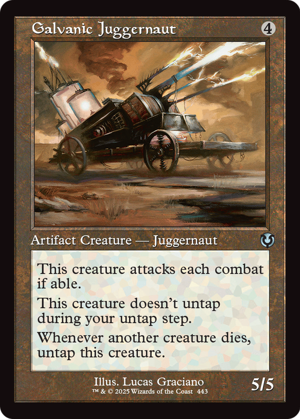 Galvanic Juggernaut (Retro Frame) (INR-443) - Innistrad Remastered Foil