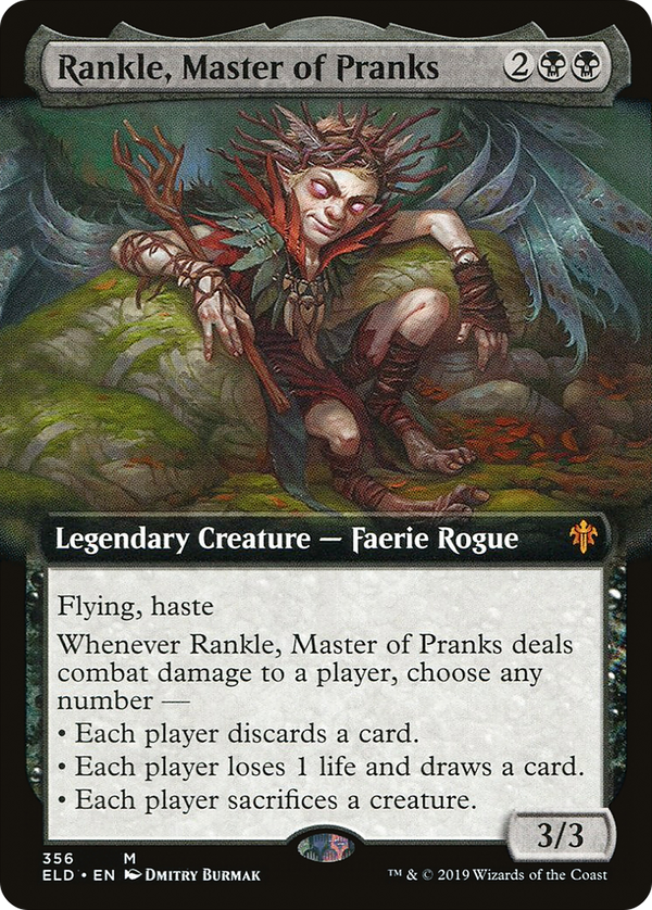 Rankle, Master of Pranks (Extended Art) (ELD-356) - Throne of Eldraine: (Extended Art)