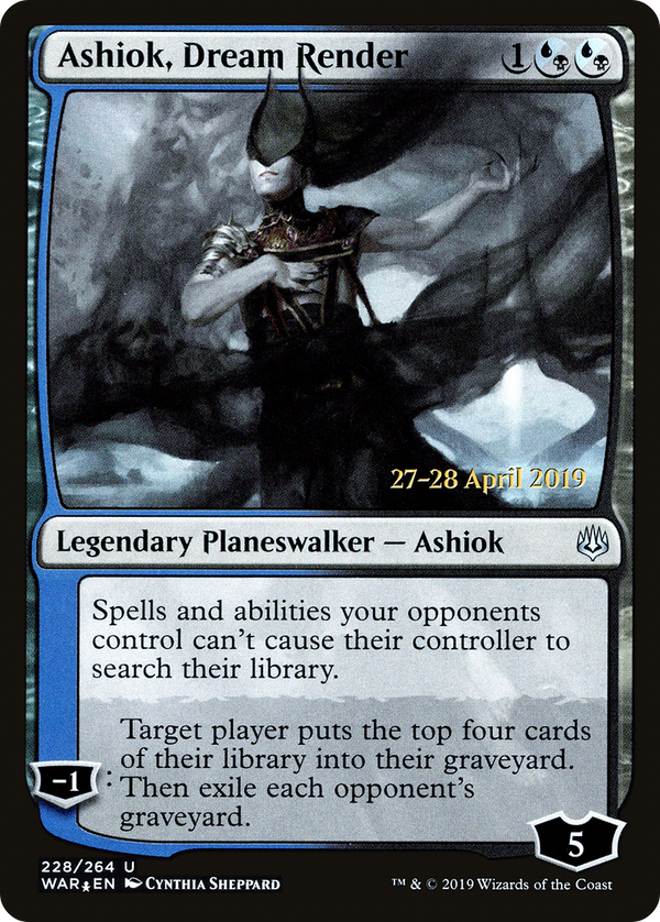 Ashiok, Dream Render (PRE-228S) - War of the Spark Promos Foil