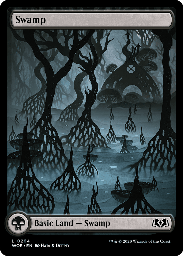 Swamp (0264) (WOE-264) - Wilds of Eldraine: (Full Art)