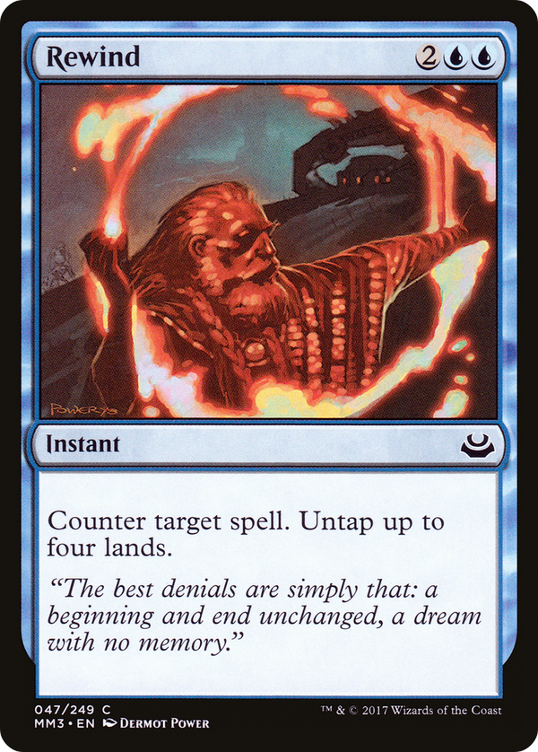 Rewind (MM3-047) - Modern Masters 2017 Foil