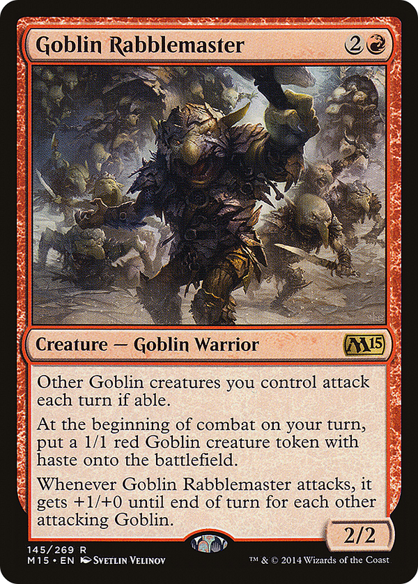 Goblin Rabblemaster (M15-145) - Magic 2015 Foil