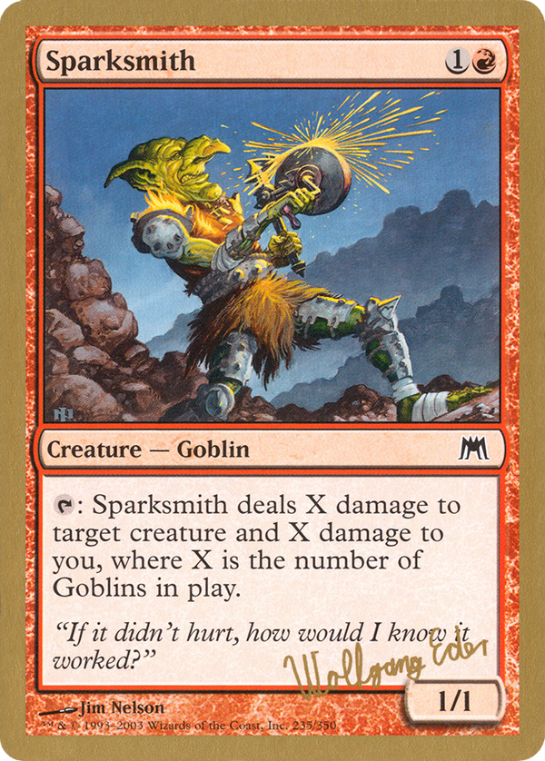 Sparksmith - 2003 Wolfgang Eder (ONS) (WCD-) - World Championship Decks 2003
