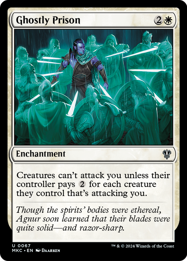 Ghostly Prison (MKC-067) - Murders at Karlov Manor Commander