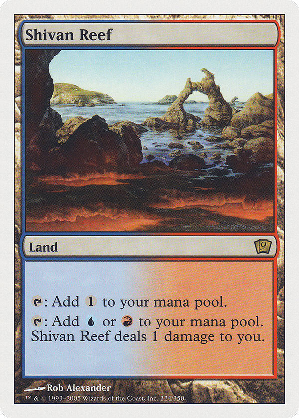 Shivan Reef (9ED-324) - 9th Edition Foil