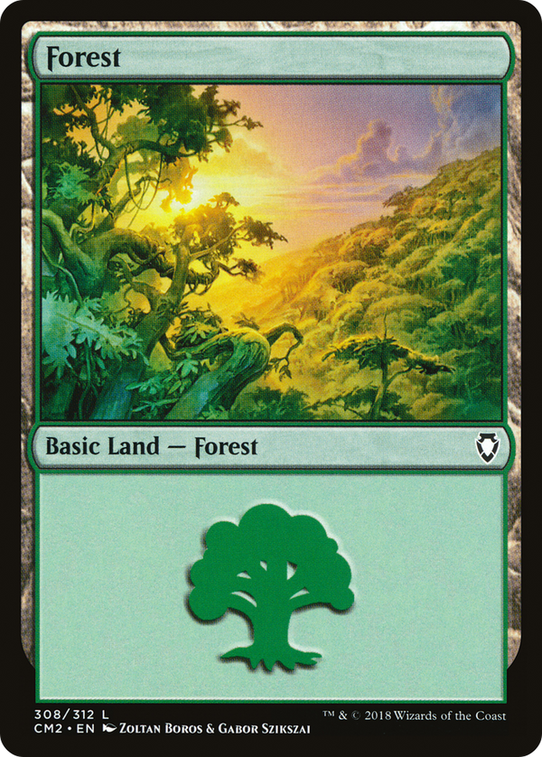 Forest (308) (CM2-308) - Commander Anthology Volume II
