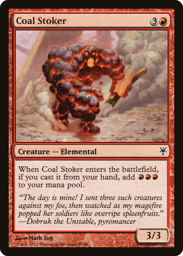 Coal Stoker (DDK-049) - Duel Decks: Sorin vs. Tibalt