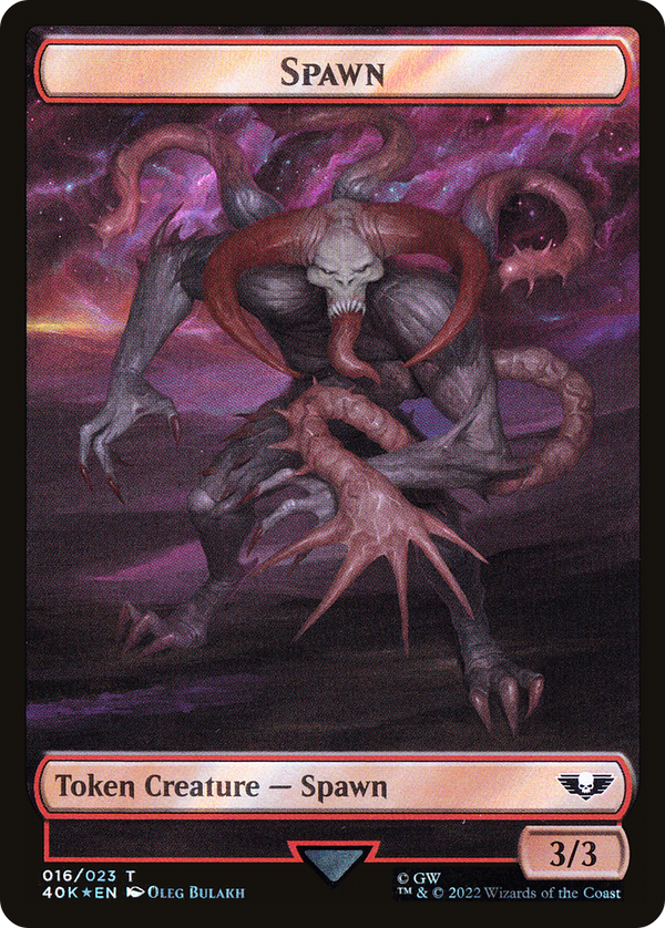Spawn (T40K-16★) - Warhammer 40,000 Tokens Foil