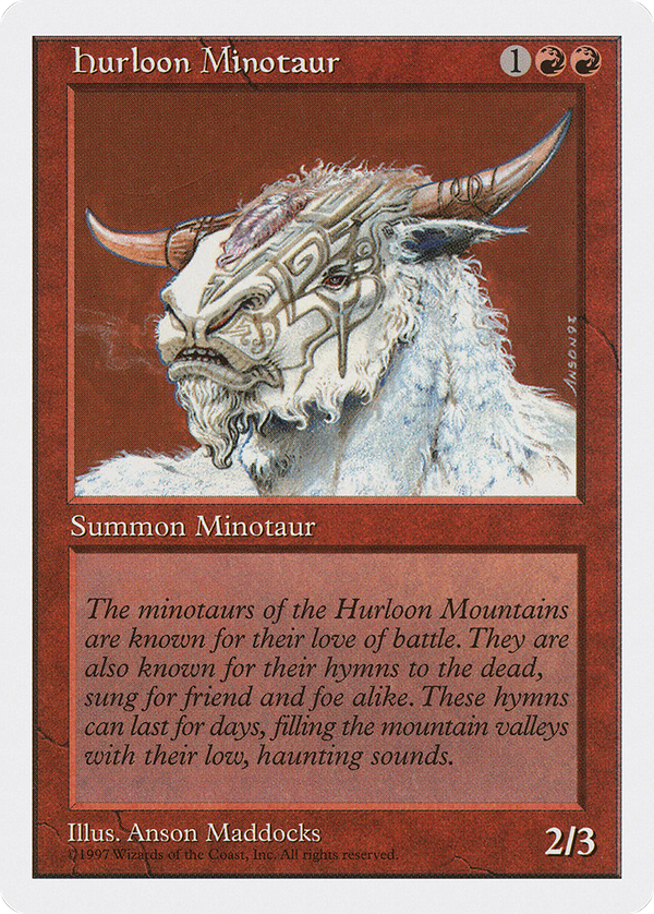 Hurloon Minotaur (5ED-) - Fifth Edition