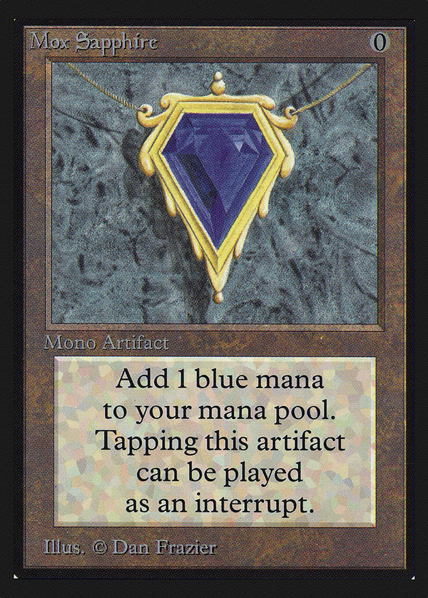 Mox Sapphire (IE) (IED-) - Intl. Collectors' Edition