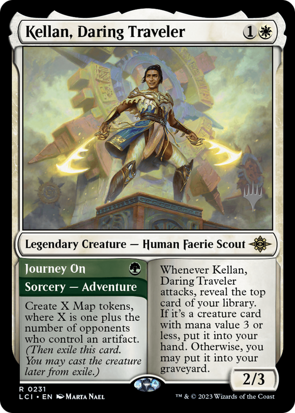 Kellan, Daring Traveler (PPLCI-231) - The Lost Caverns of Ixalan Promos