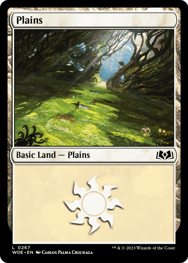 Plains (0267) (WOE-267) - Wilds of Eldraine Foil