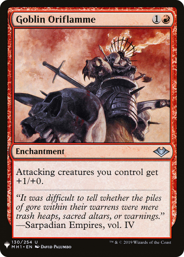 Goblin Oriflamme (LIST-MH1-130) - The List