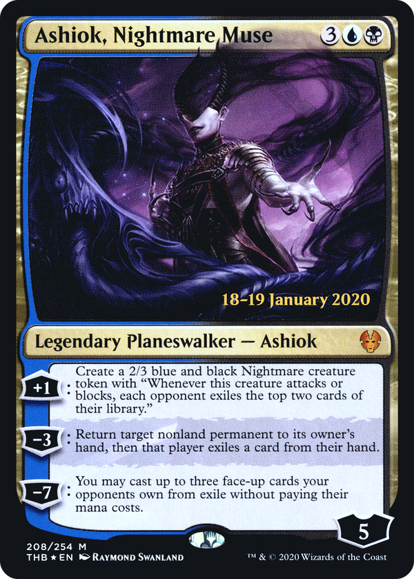 Ashiok, Nightmare Muse (PRE-208S) - Theros Beyond Death Promos Foil