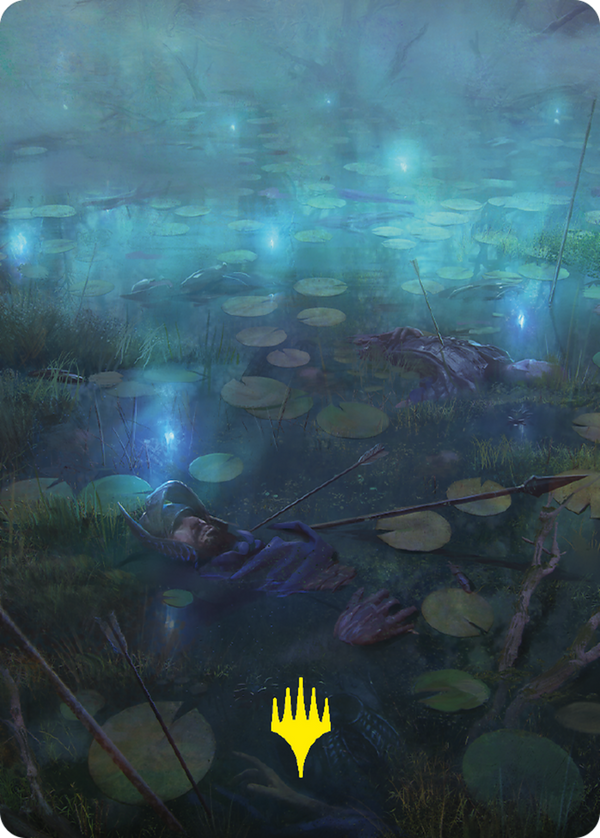 The Dead Marshes // The Dead Marshes (ALTR-079) - Tales of Middle-earth Art Series (Borderless) Foil