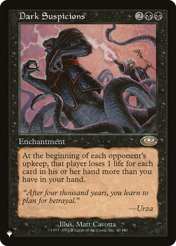 Dark Suspicions (LIST-PLS-40) - The List