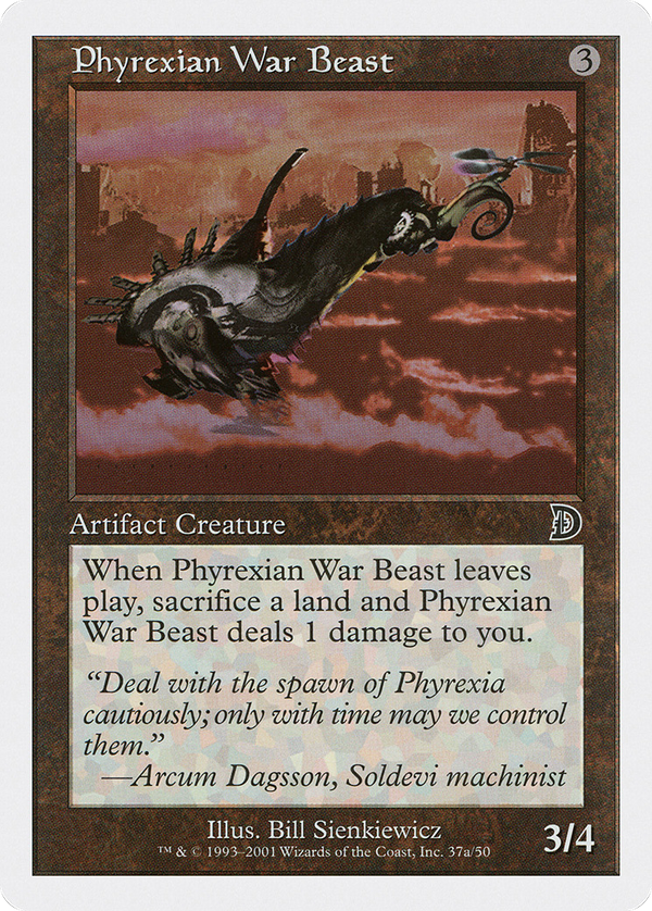 Phyrexian War Beast (37a) (DKM-37A) - Deckmasters