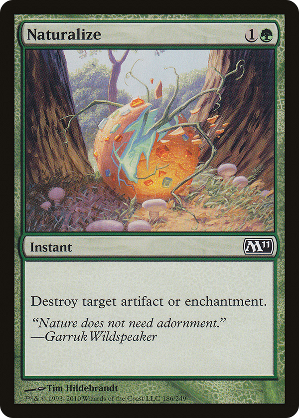 Naturalize (M11-186) - Magic 2011 Foil