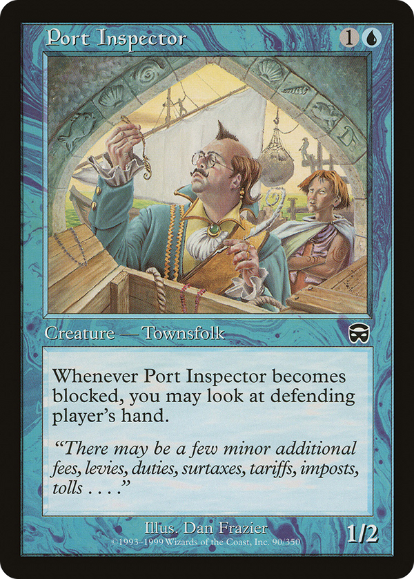 Port Inspector (MMQ-090) - Mercadian Masques Foil