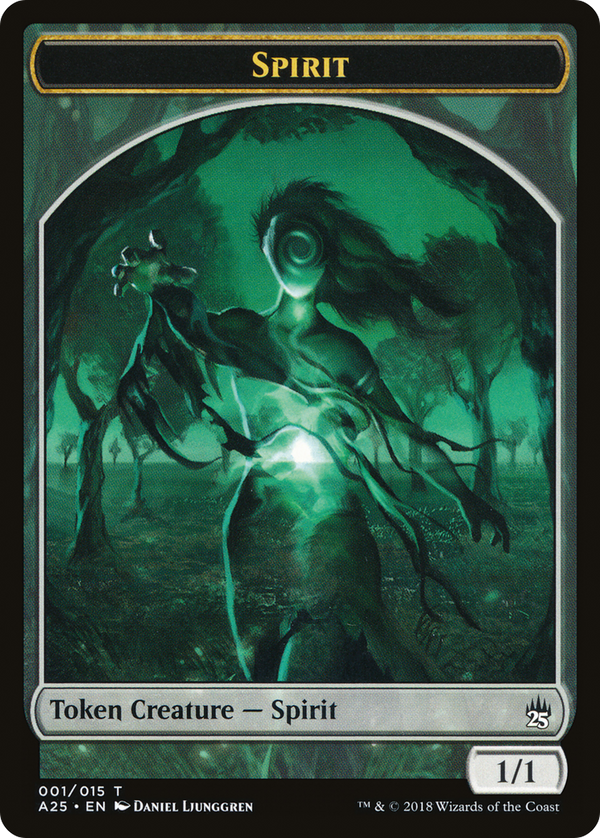 Spirit Token (001) (A25-001) - Masters 25 Tokens