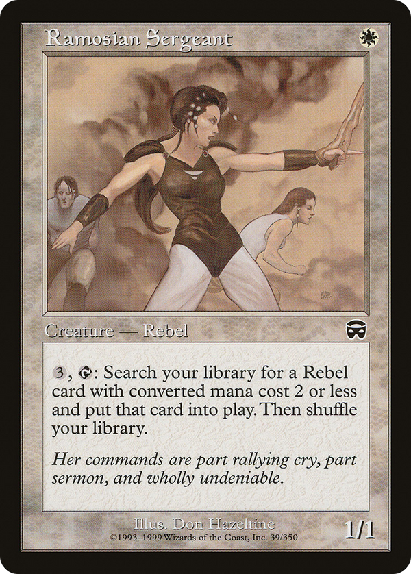 Ramosian Sergeant (MMQ-039) - Mercadian Masques Foil