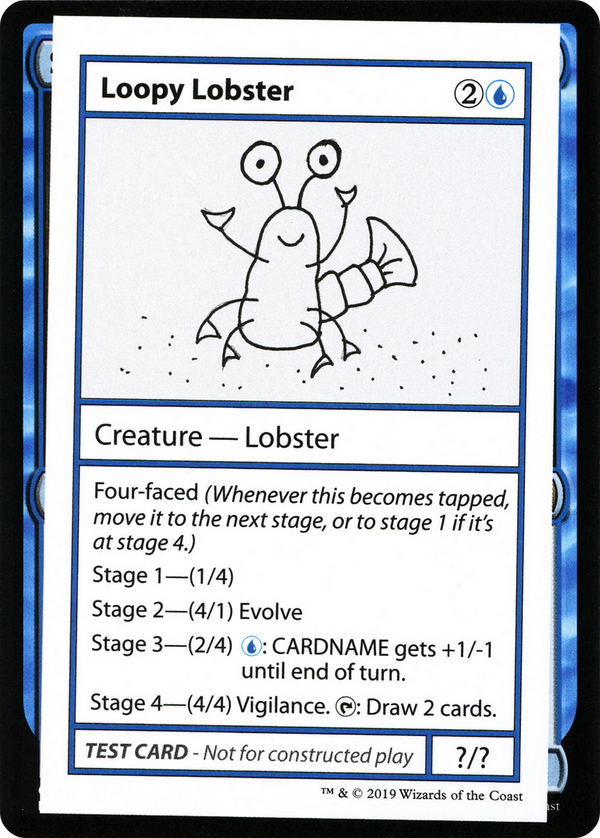 Loopy Lobster (No PW Symbol) (CMB1-) - Mystery Booster Playtest Cards 2021