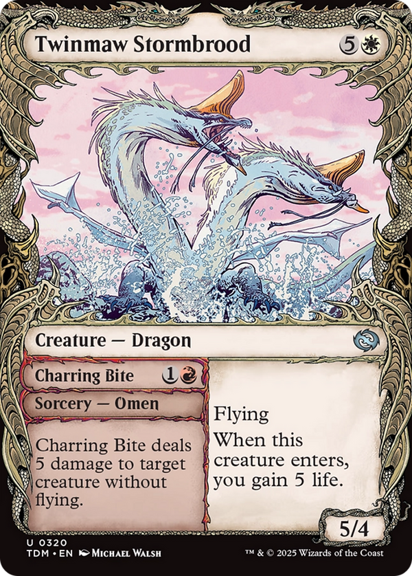 Twinmaw Stormbrood (Showcase) (TDM-320) - Tarkir: Dragonstorm: (Showcase)