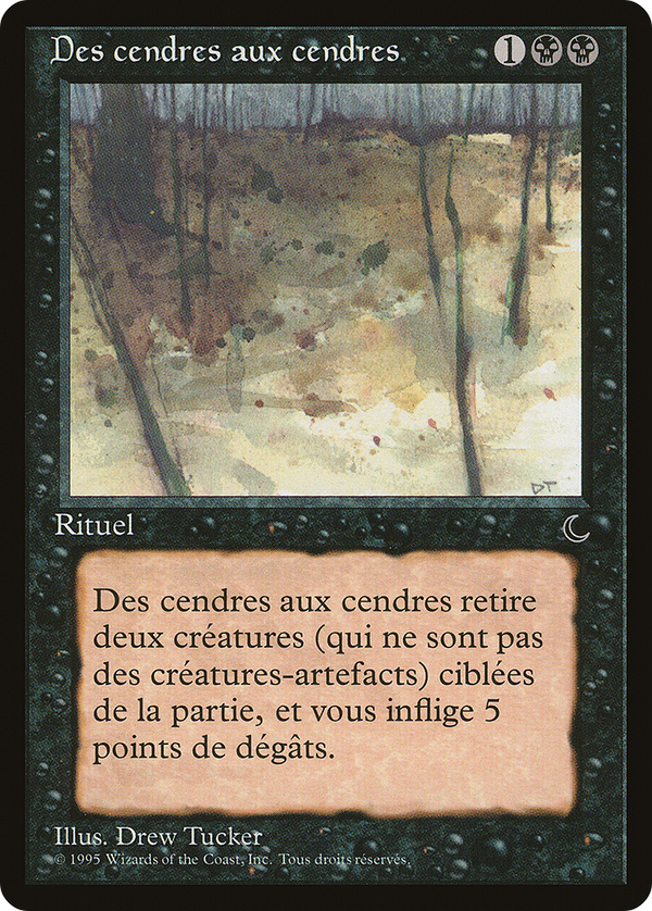 Ashes to Ashes (French) - "Des cendres aux cendres" (REN-) - Renaissance