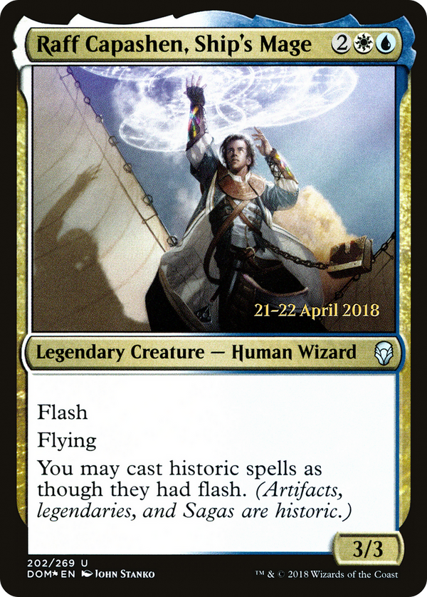 Raff Capashen, Ship's Mage (PRE-202S) - Dominaria Promos Foil