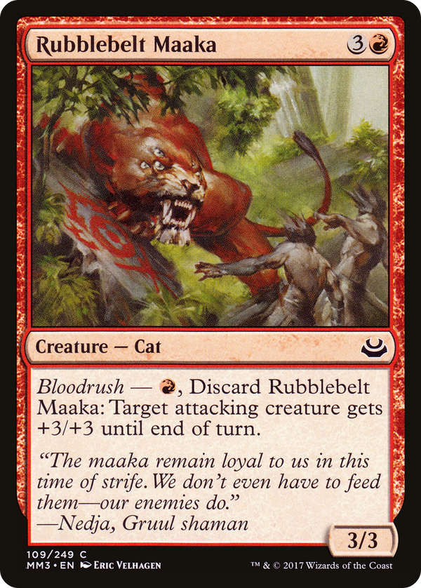 Rubblebelt Maaka (MM3-109) - Modern Masters 2017 Foil
