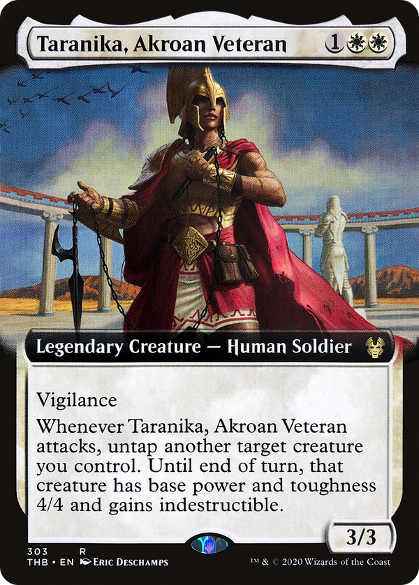 Taranika, Akroan Veteran (Extended Art) (THB-303) - Theros Beyond Death: (Extended Art)