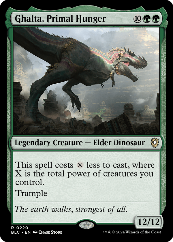 Ghalta, Primal Hunger (BLC-220) - Bloomburrow Commander