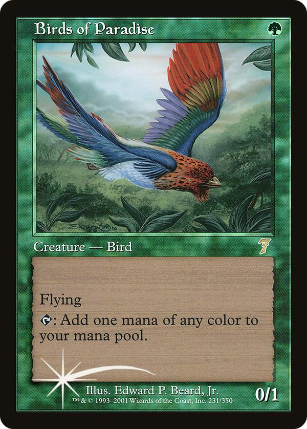 Birds of Paradise (7ED-231★) - 7th Edition