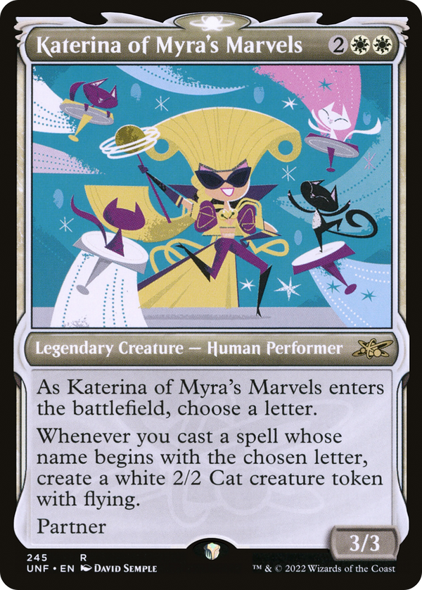 Katerina of Myra's Marvels (Showcase) (UNF-245) - Unfinity: (Showcase)