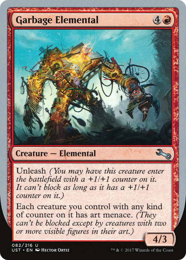 Garbage Elemental (E) (UST-82E) - Unstable Foil