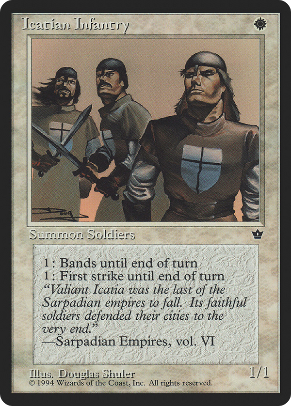 Icatian Infantry (Shuler) (FEM-) - Fallen Empires