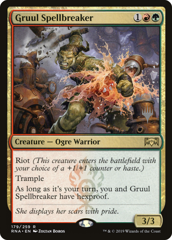Gruul Spellbreaker (PPELD-179) - Ravnica Allegiance Promos