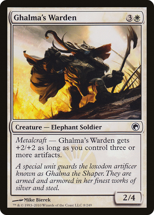 Ghalma's Warden (SOM-008) - Scars of Mirrodin Foil